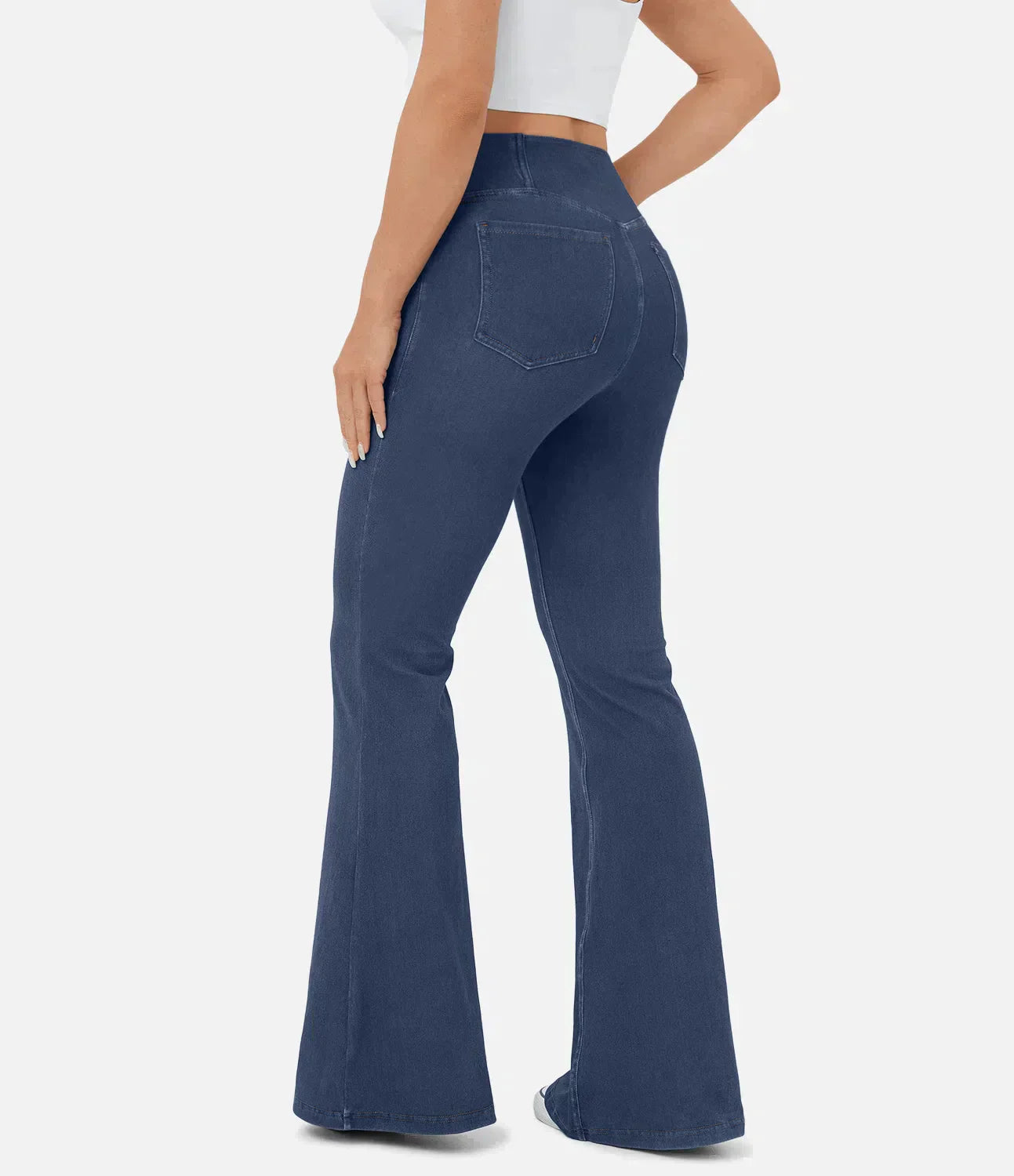 Clara - Elastiska jeans med hög midja