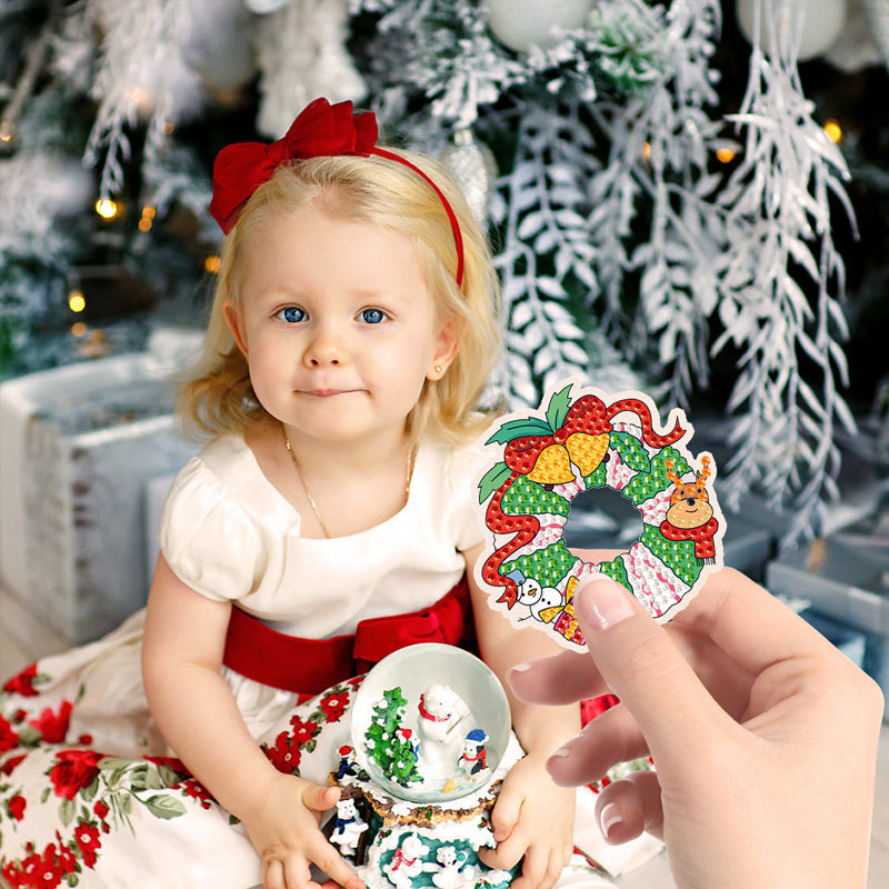 Jul diamant målning Sticker Kit