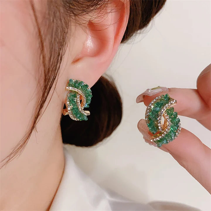 Mode Kors Gröna Kristallörhängen