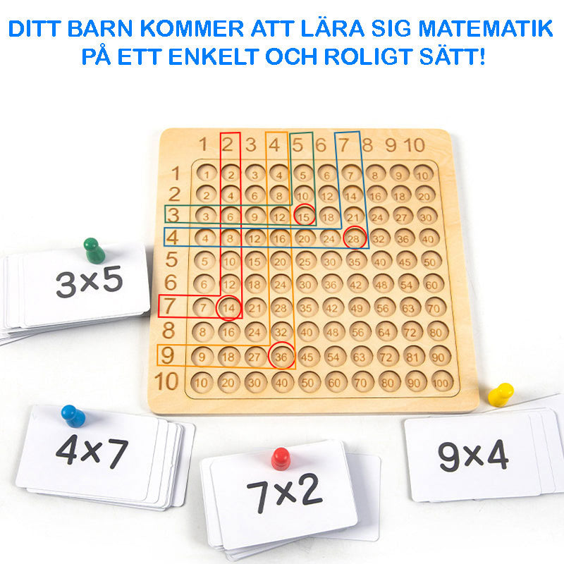 Calevina Multiplikationsspel I Trä