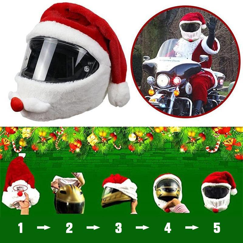 Jultomten Motorcykelhjälmskydd