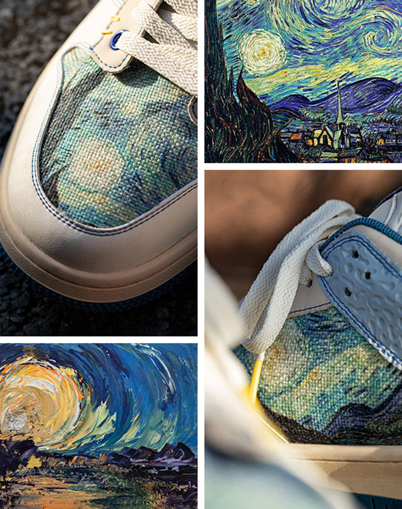 Van Gogh Starry Night-inspirerade sneakers