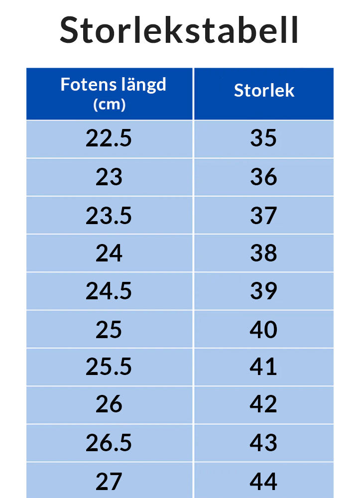 Damskor i läder med mjuk sula och halkfri yta